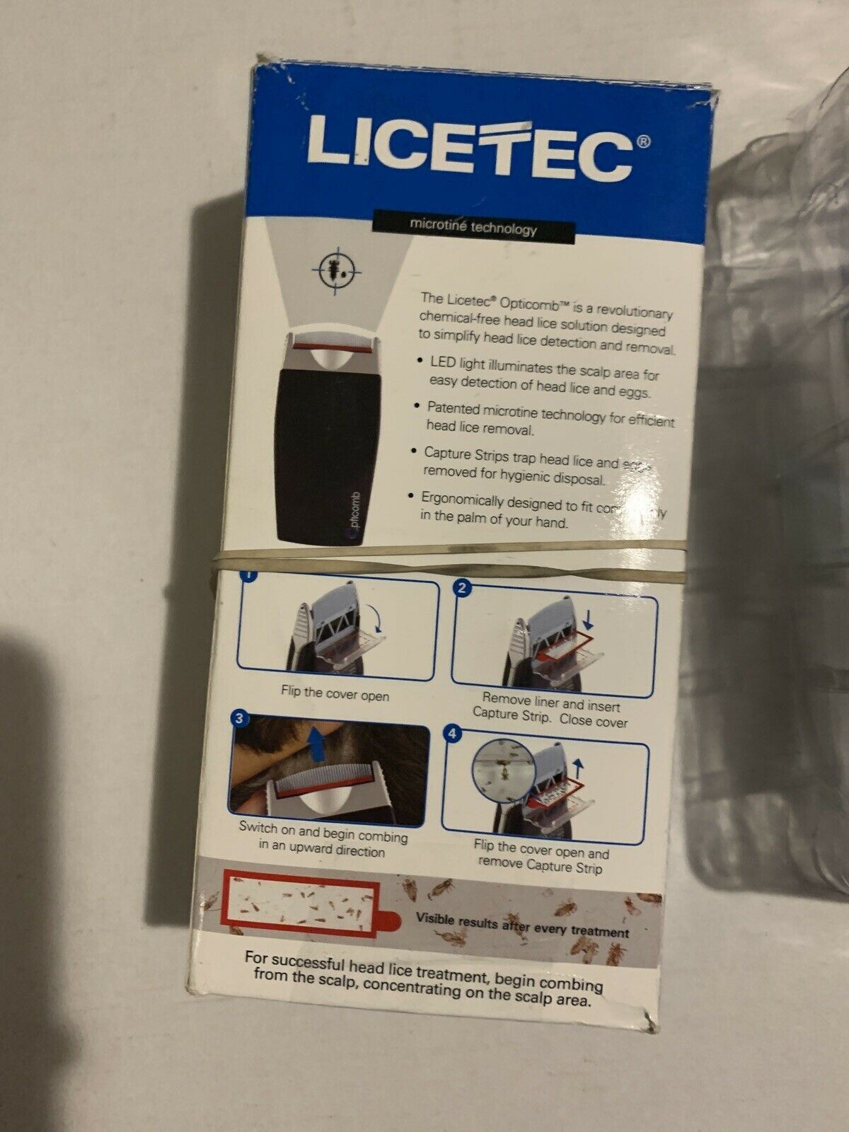 Licetec Opticomb - Eliminate Head Lice Eggs