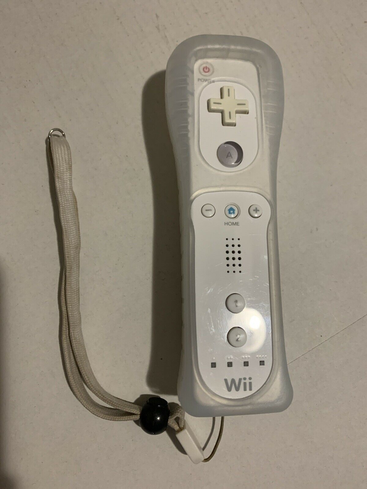 Genuine Nintendo Wiimote Controller RVL-003 With Rubber Case Cover ...