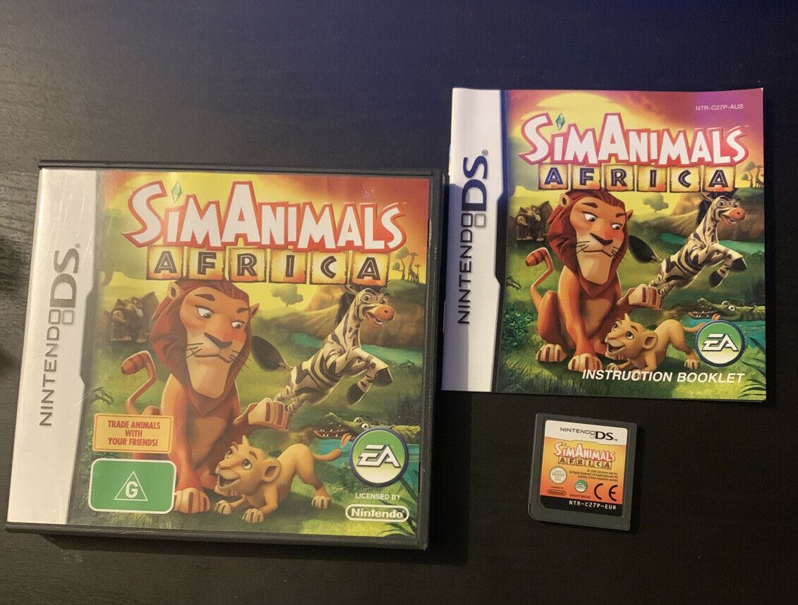 SimAnimals Africa - Nintendo DS With Manual