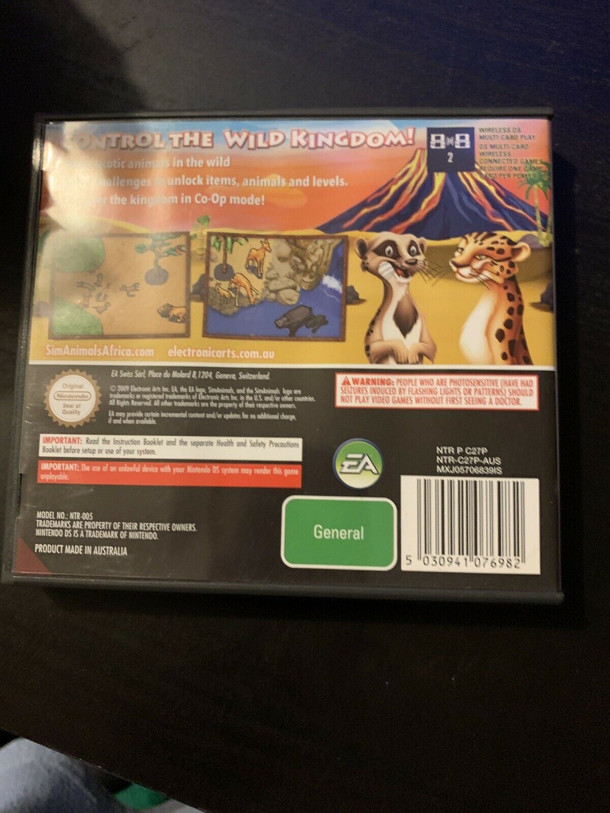 SimAnimals Africa - Nintendo DS With Manual