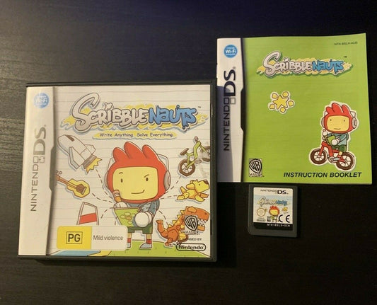 ScribbleNauts - Nintendo DS Game With Manual