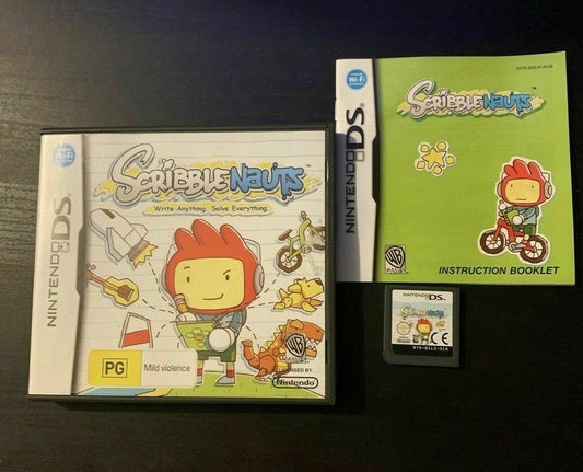 ScribbleNauts - Nintendo DS NDS Game With Manual