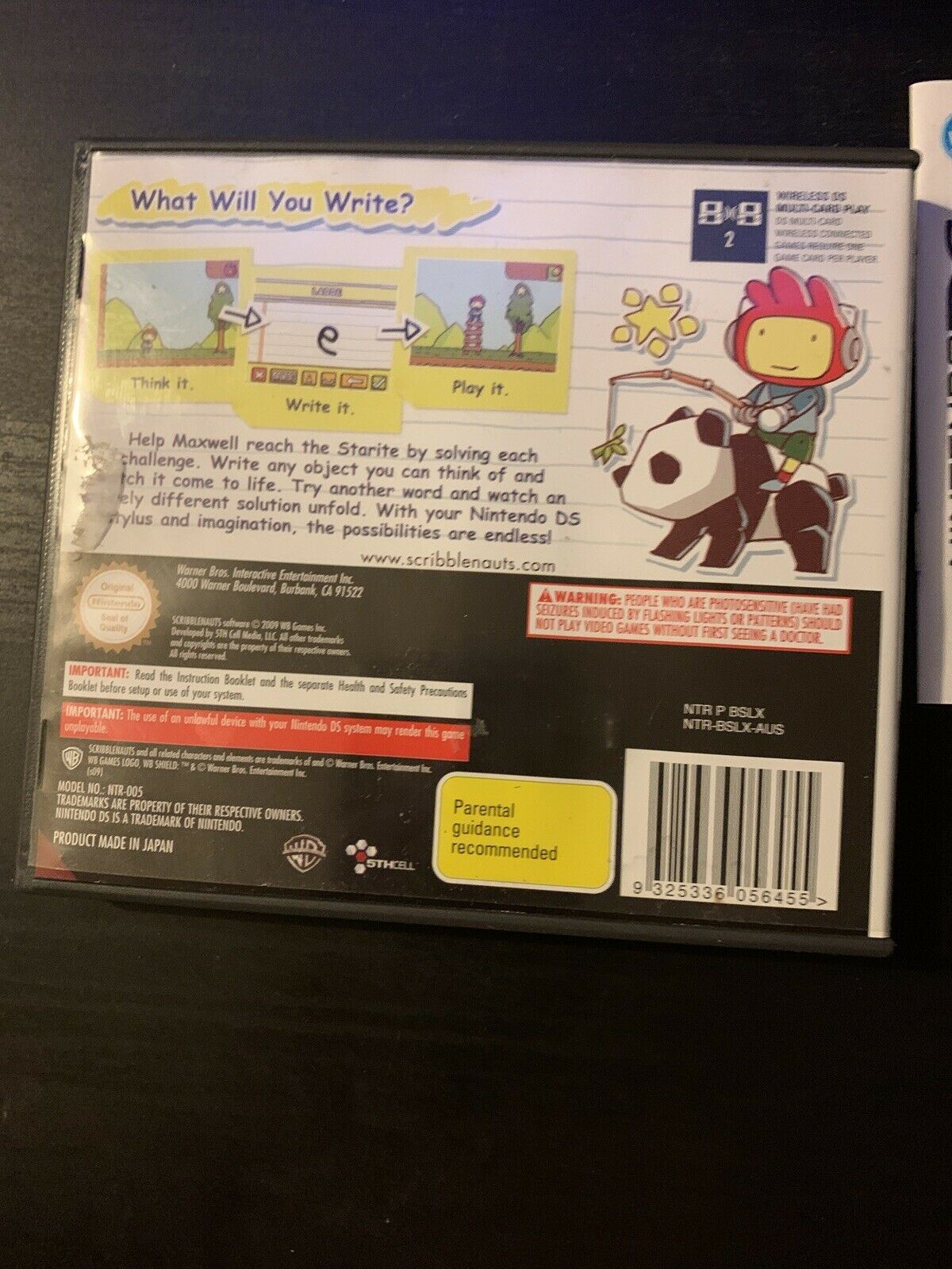 ScribbleNauts - Nintendo DS Game With Manual