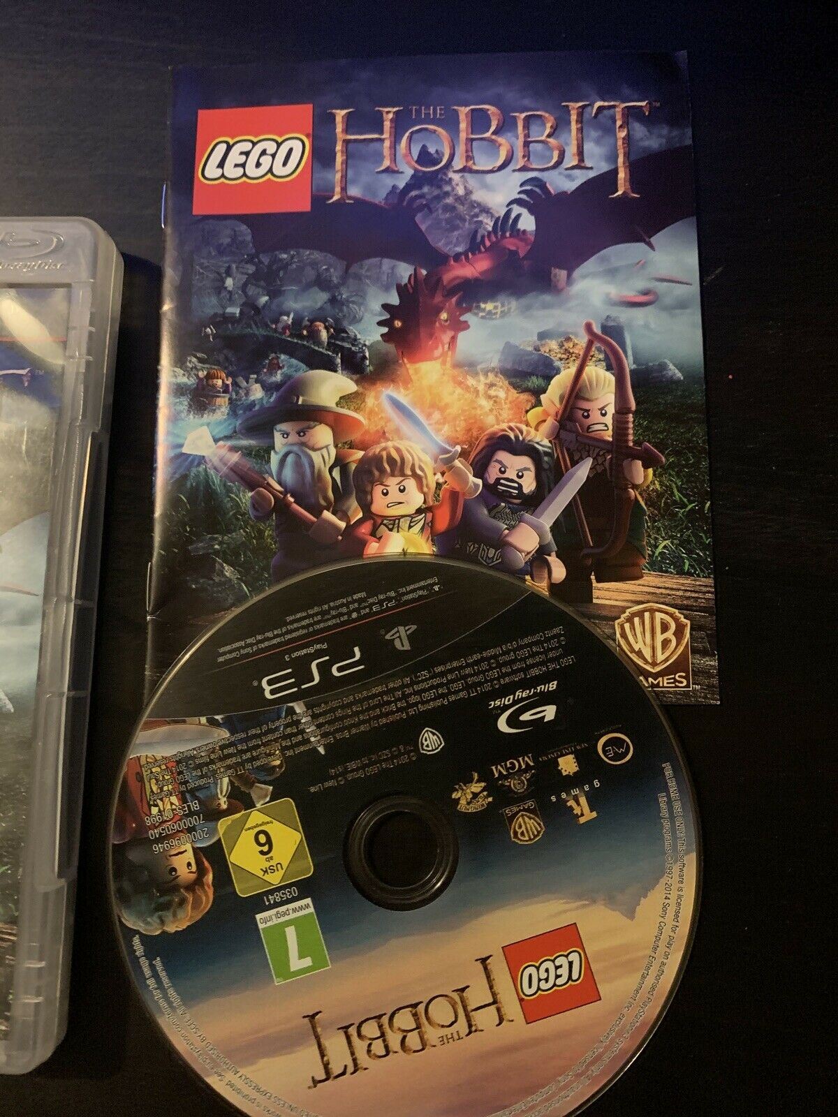 LEGO The Hobbit PS3 Game complete with manual