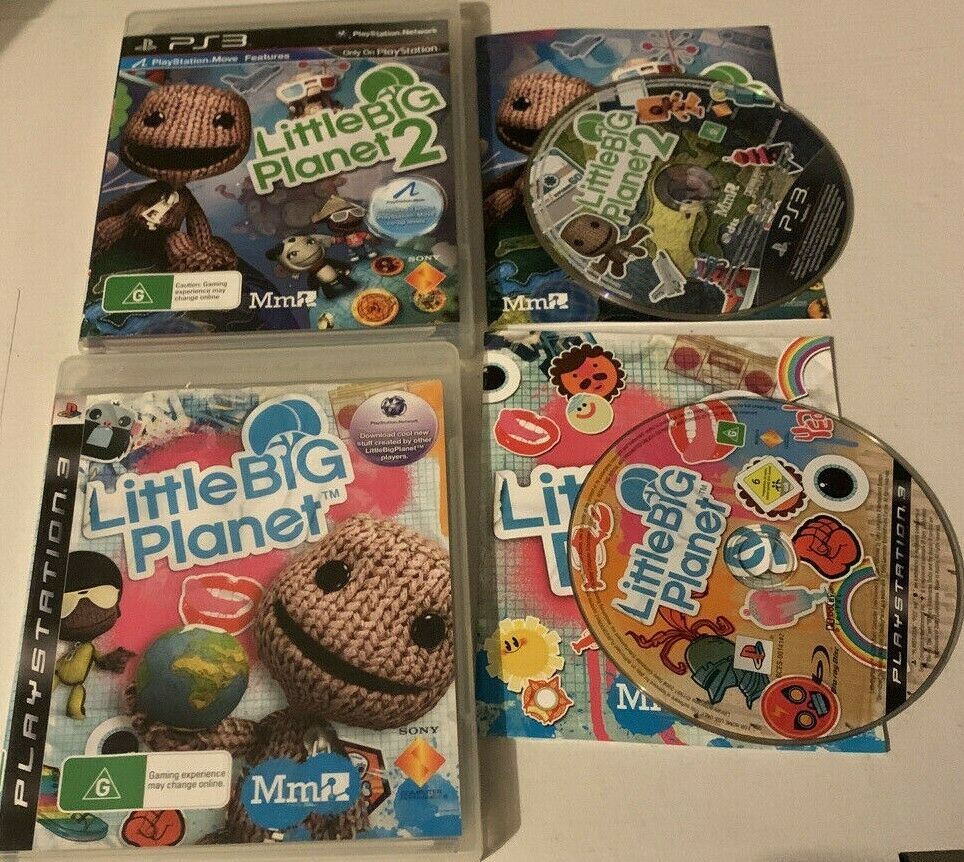 LittleBigPlanet 1 & 2 PS3 Including Manual