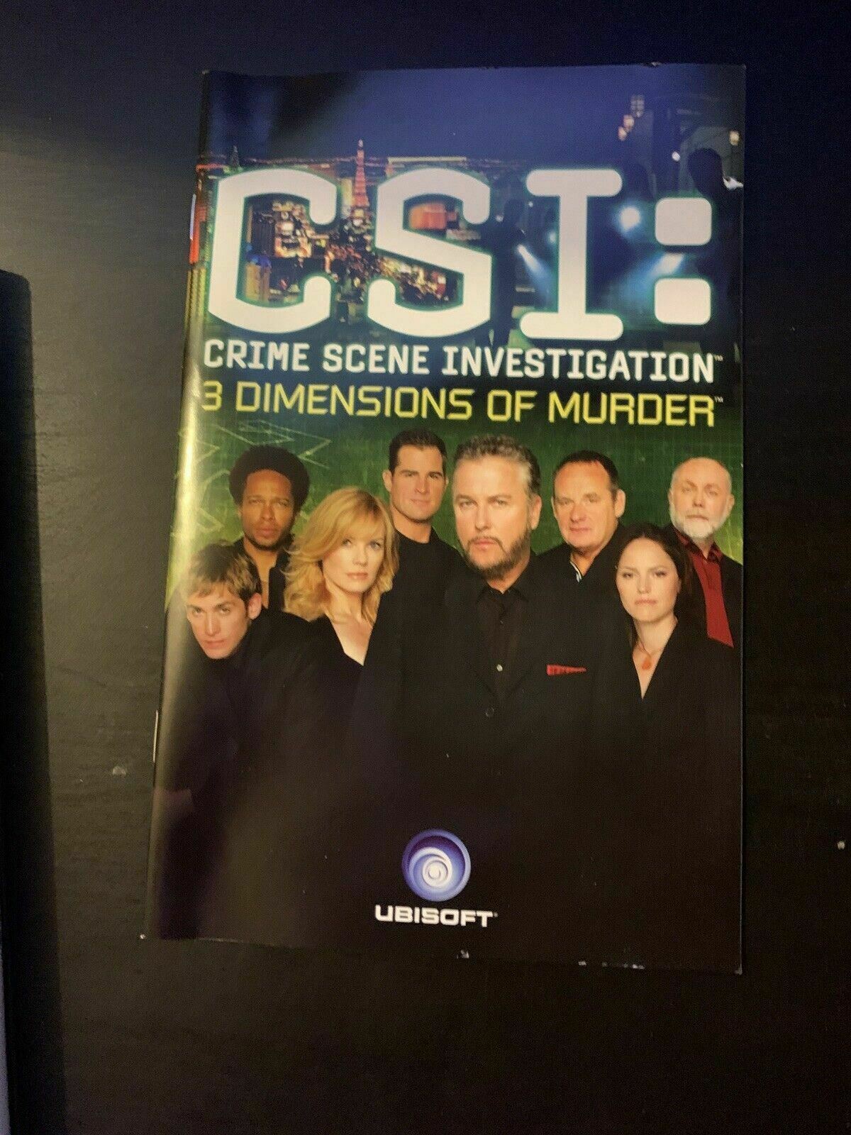 CSI: Crime Scene Investigation: 3 Dimensions Of Murder - PS2 PAL Game /w Manual