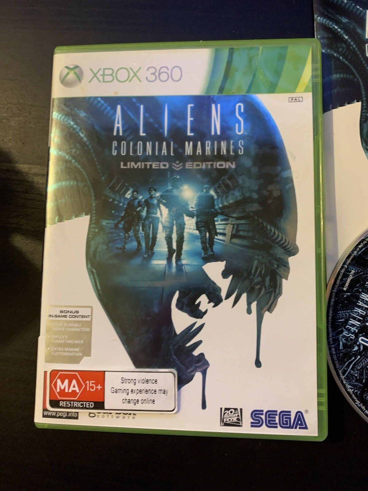 Aliens Colonial Marines Limited Edition Xbox 360 PAL With Manual