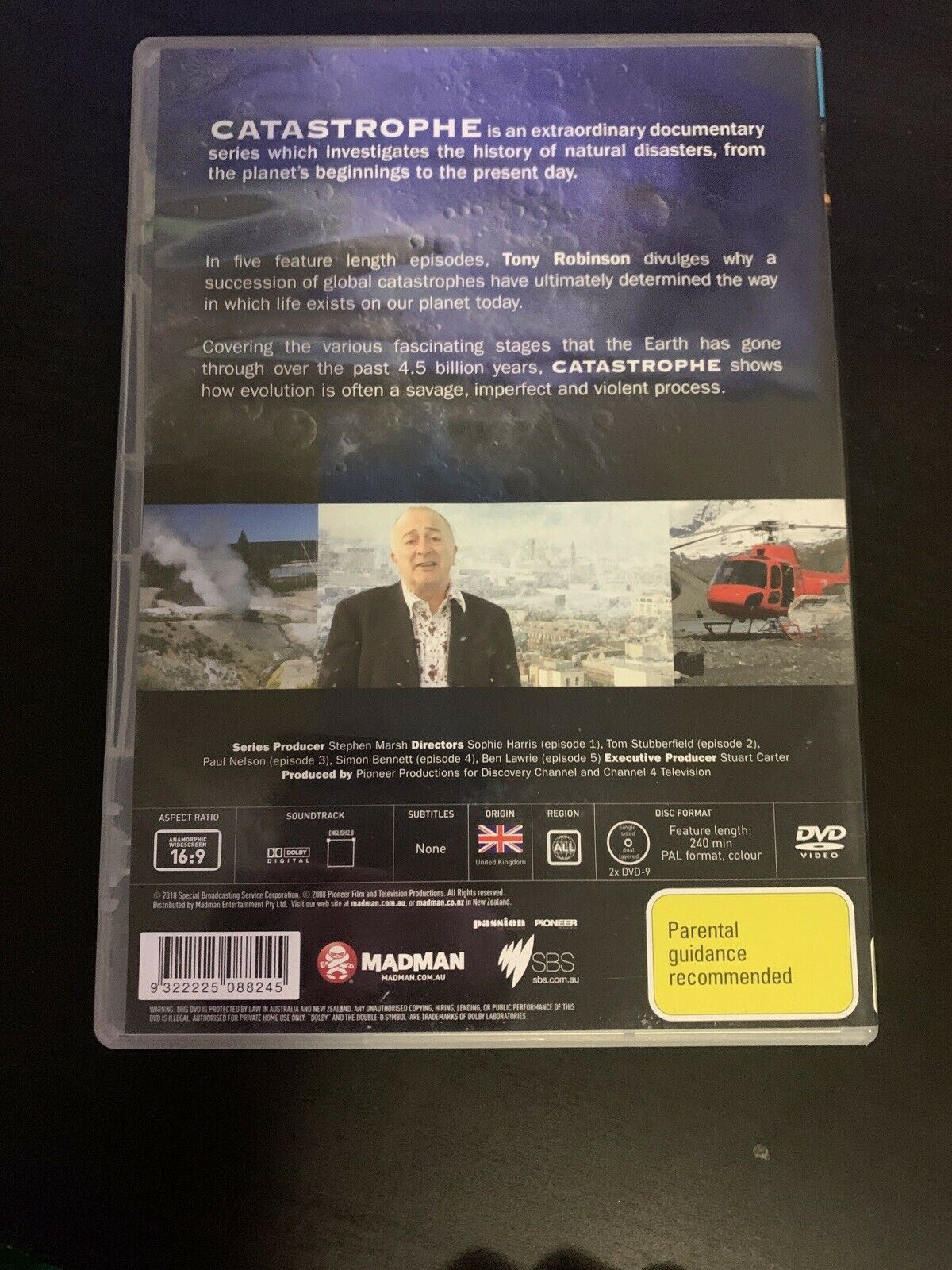 Catastrophe - Presented By Tony Robinson (DVD, 2010) SBS. All regions