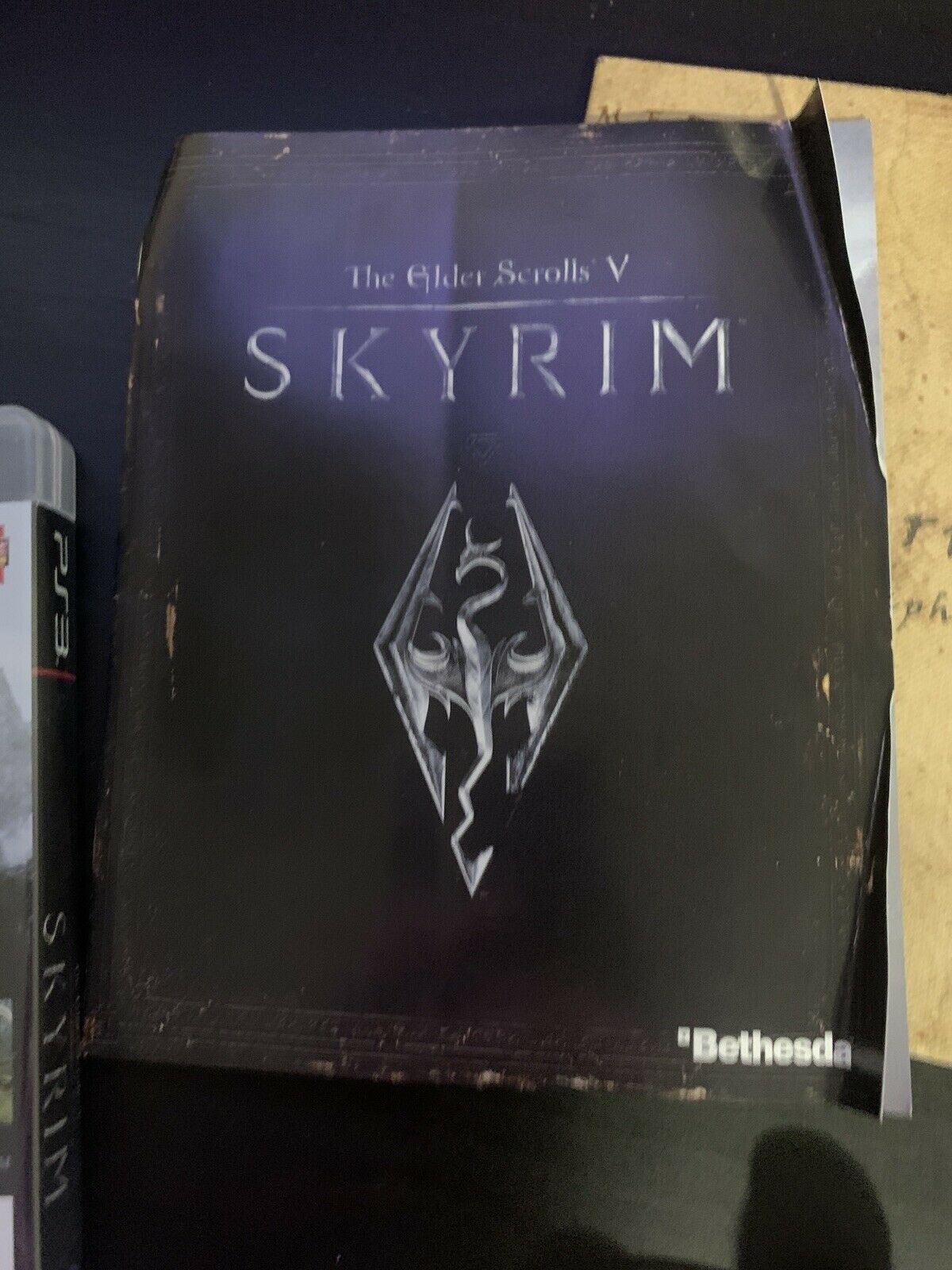 Skyrim: The Elder Scrolls V - 5 - PS3 - Action RPG With Manual & Map