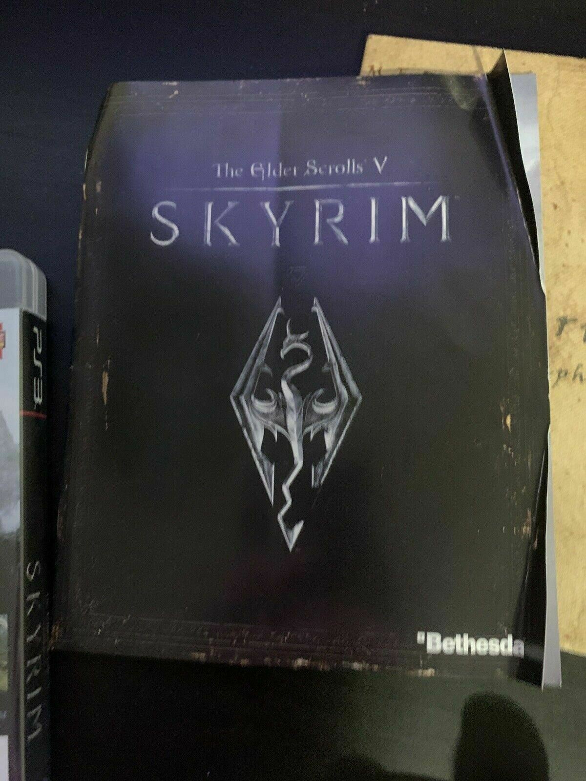 Skyrim: The Elder Scrolls V 5 - Playstation 3 PS3 RPG Game with Manual & Map