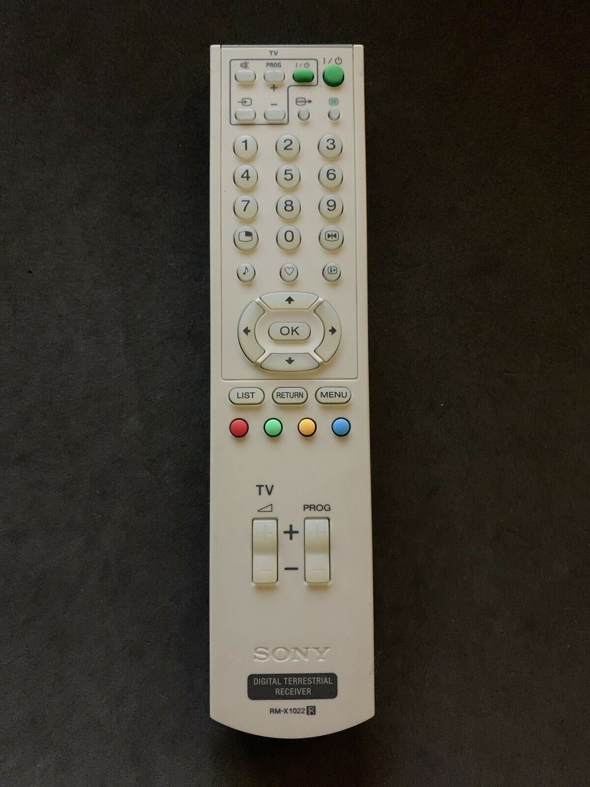 Genuine SONY Digital Terrestrial Receiver RM-X1022 Remote Control (No ...