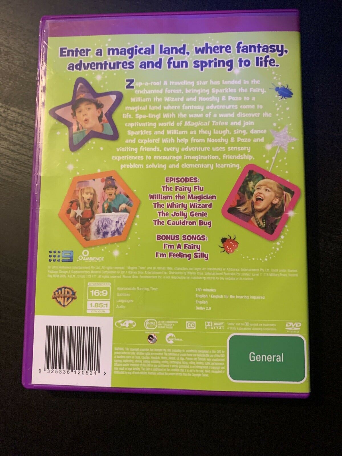 William & Sparkles Magical Visitors - Vol 1 (DVD, 2011) Region 4