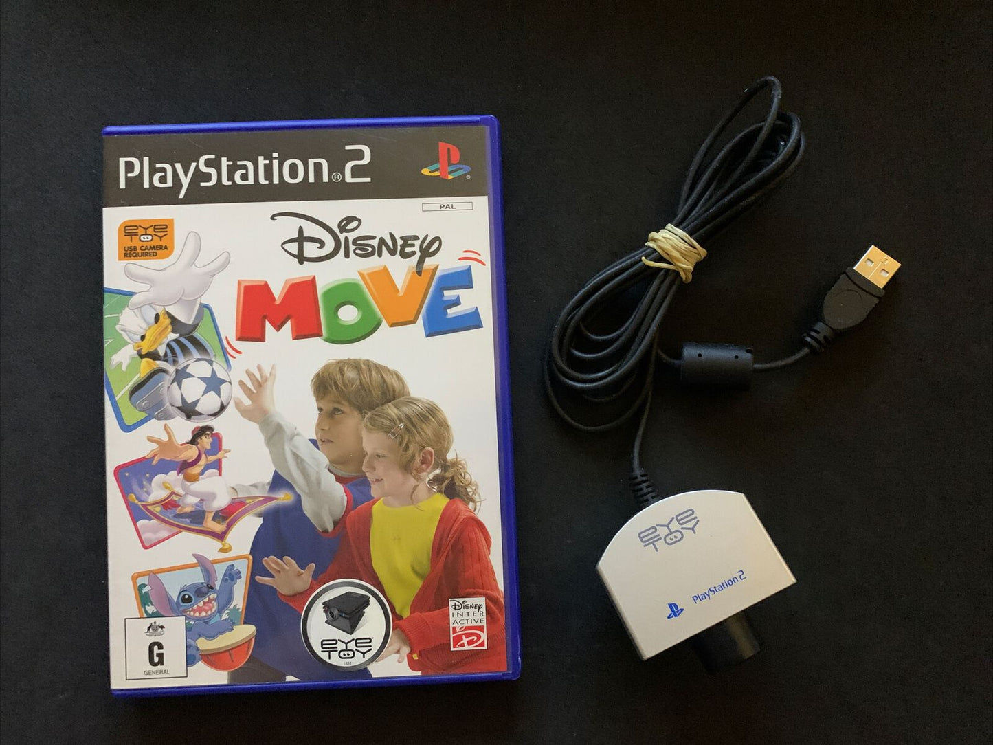 EyeToy: Disney Move With Manual PS2 & Eyetoy USB Camera