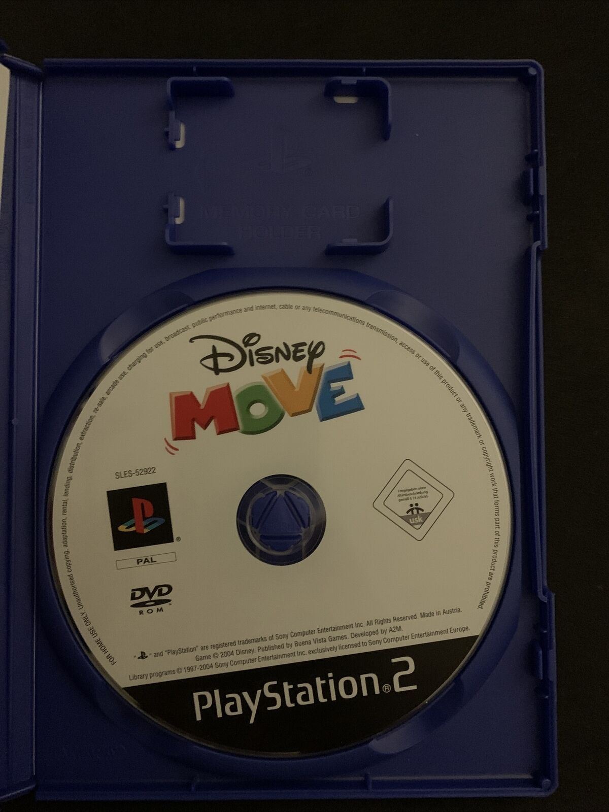 EyeToy: Disney Move With Manual PS2 & Eyetoy USB Camera