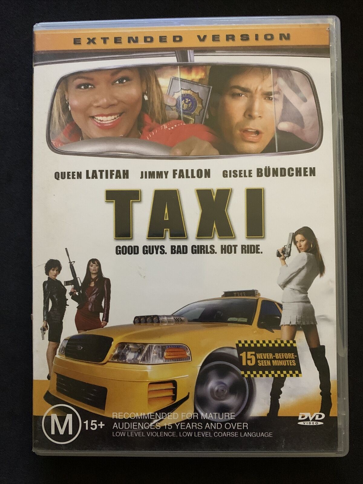 Taxi (DVD, 2004) Queen Latifah, Jimmy Fallon, Gisele Bündchen - Region 4