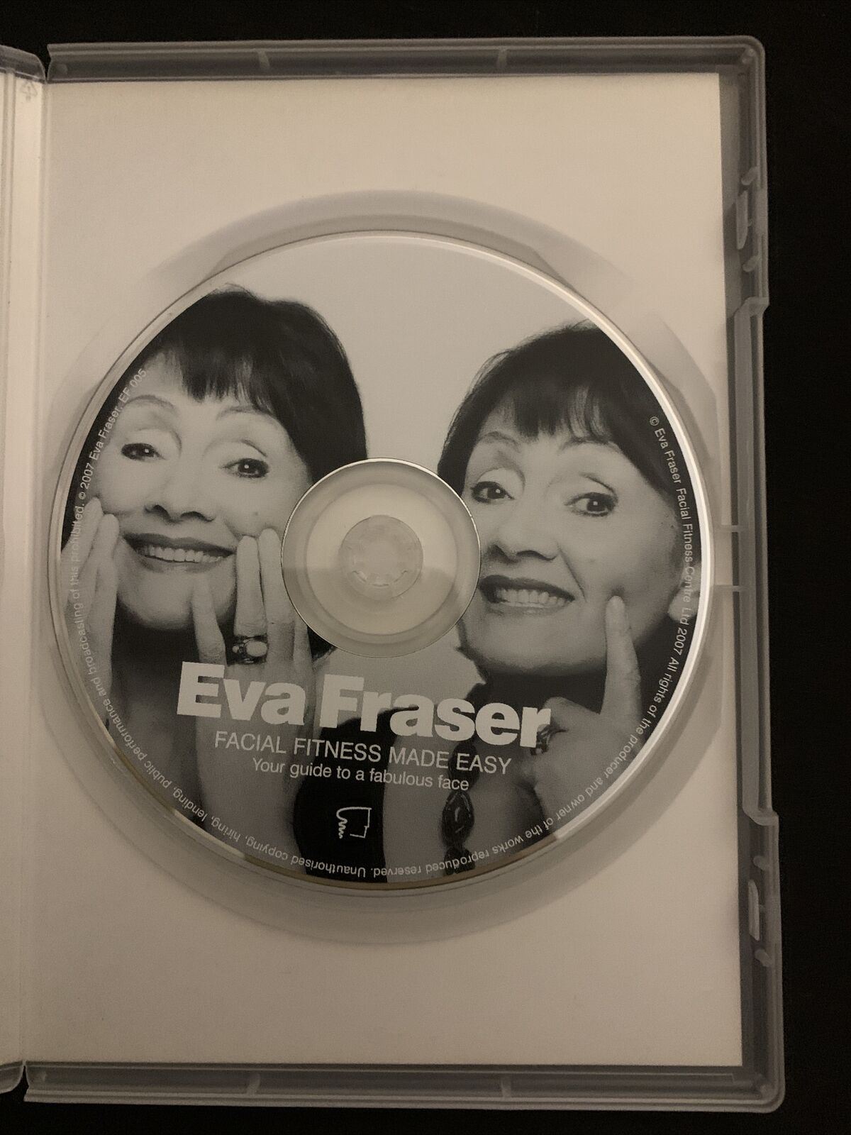 Eva Fraser Facial Fitness Made Easy DVD Face Relieve Stress Doesn