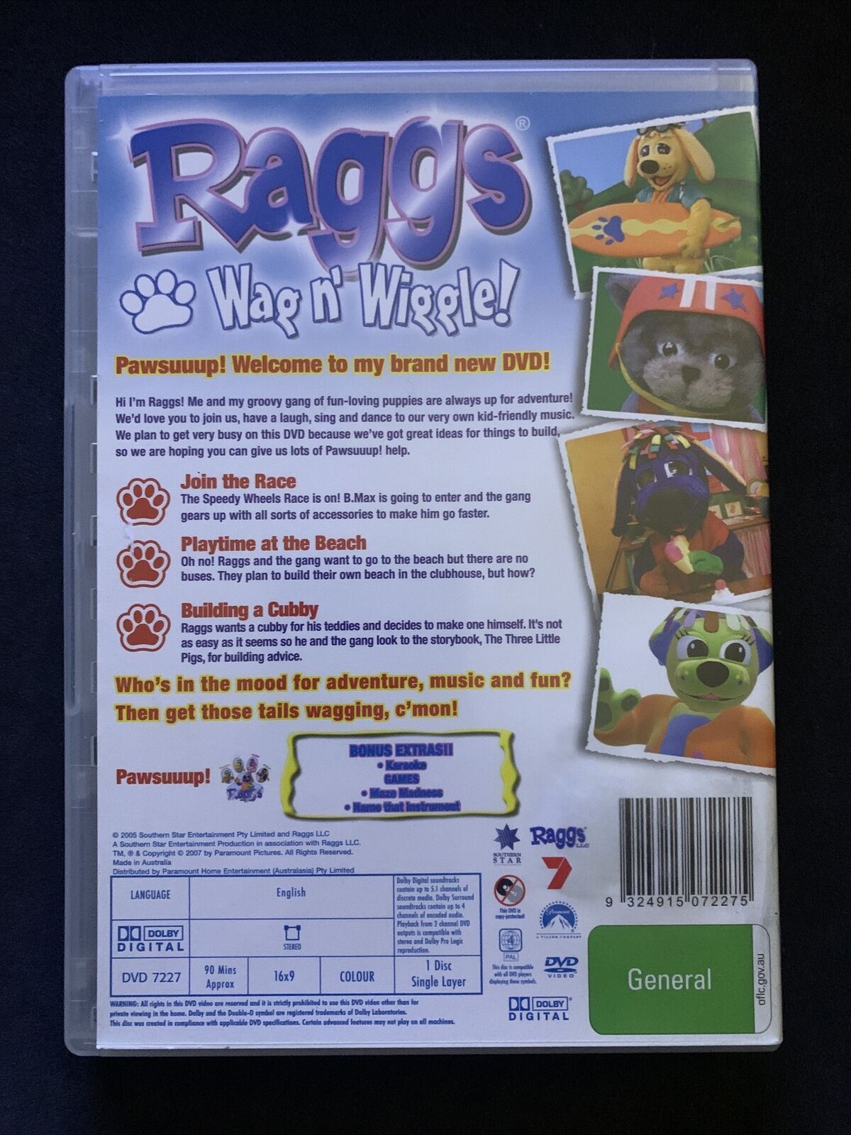 Raggs - Wag n' Wiggle (DVD) Region 4