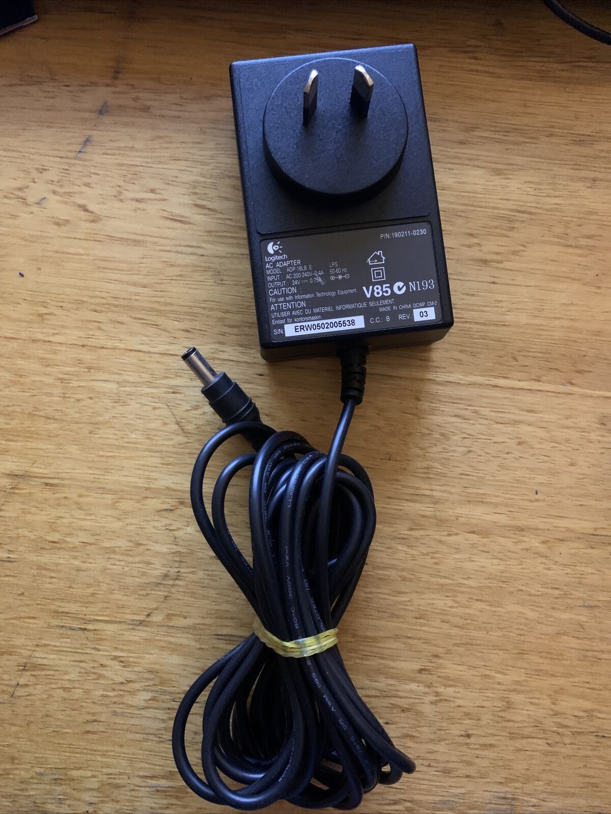 Genuine Logitech ADP-18LB e AC Adapter 24v 0.75a Power Supply