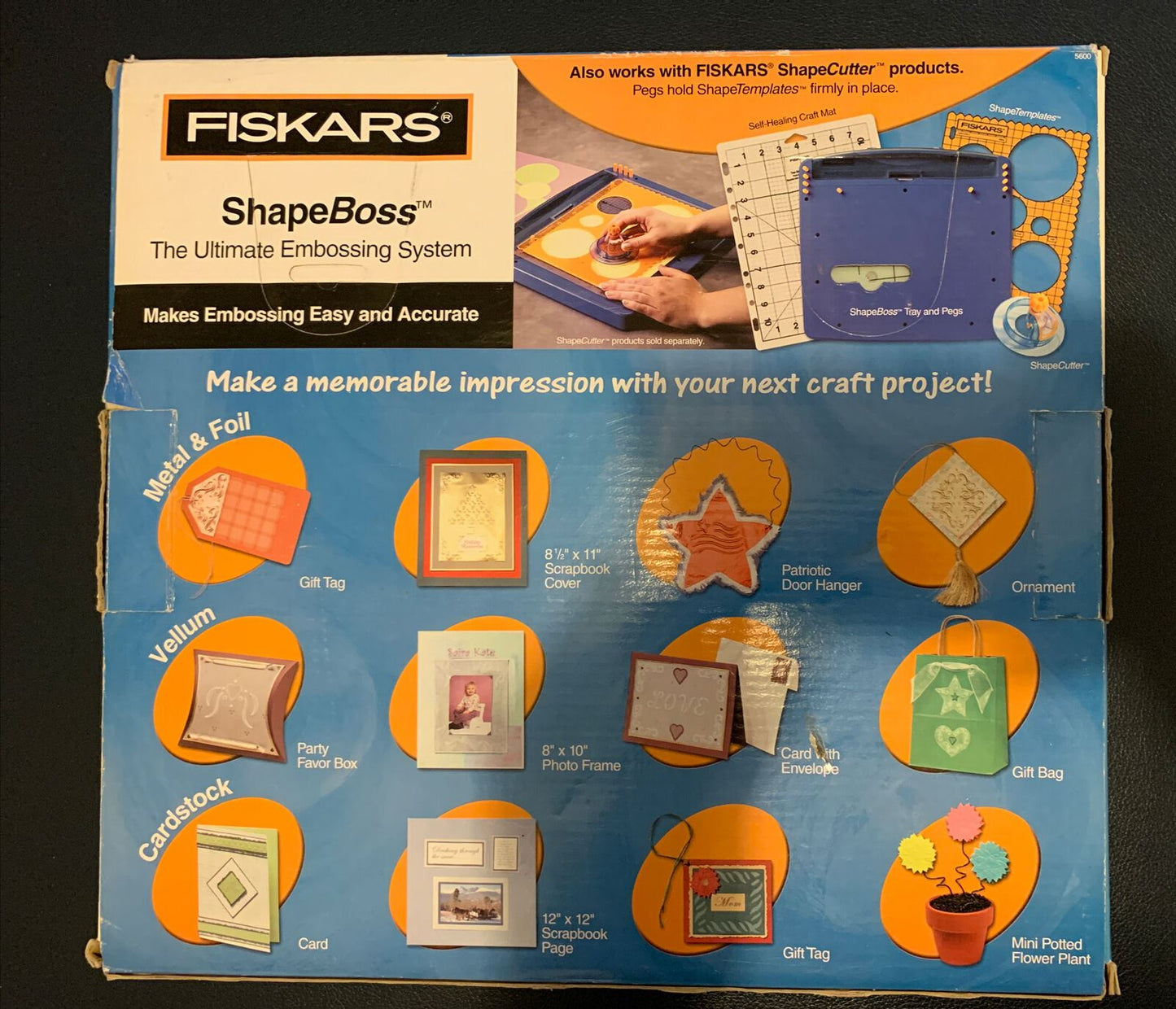 FISKARS ShapeBoss The Ultimate Embossing System