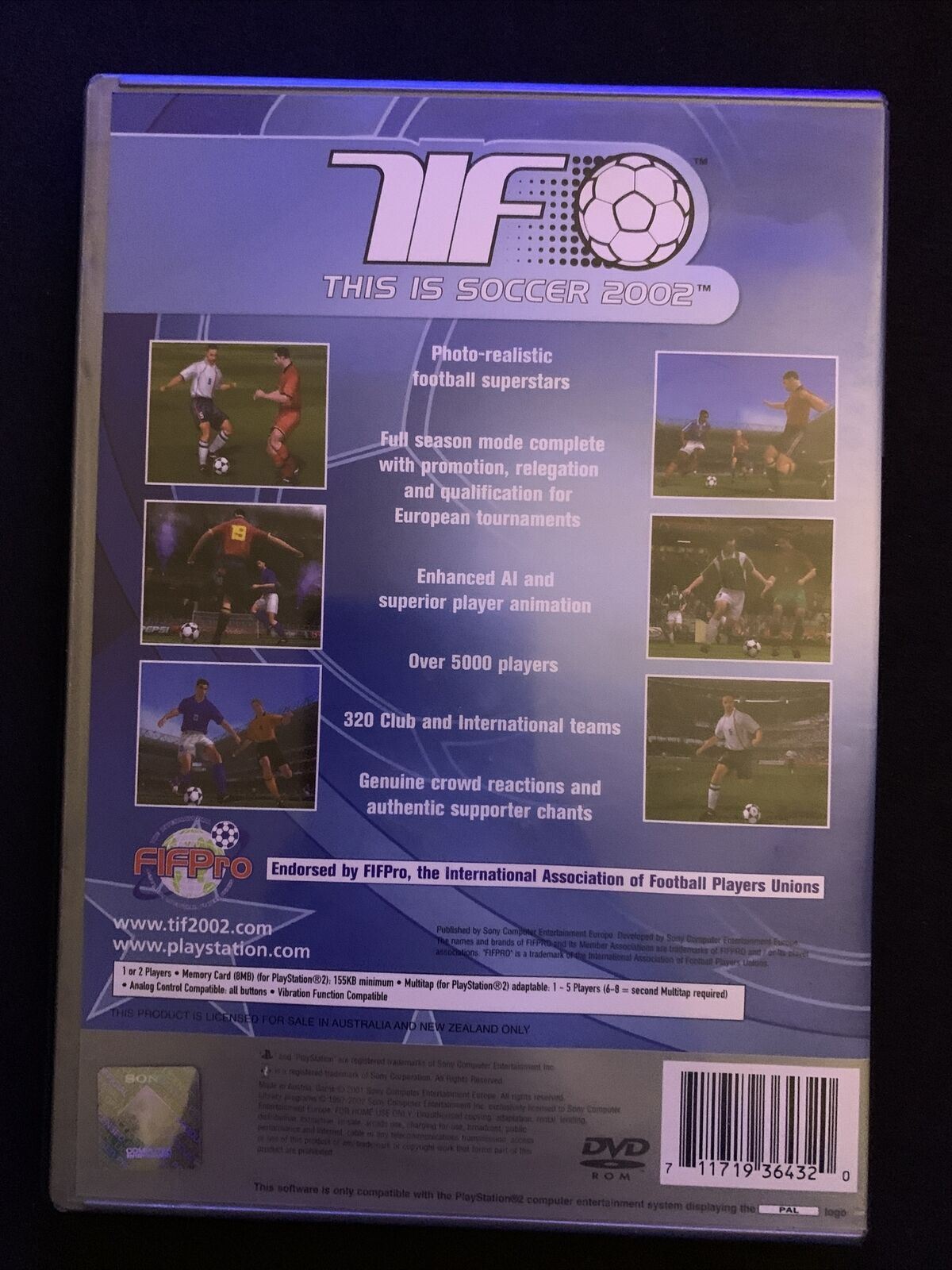 This is Soccer 2002 (Platinum) - PS2 PAL *Complete* with Manual