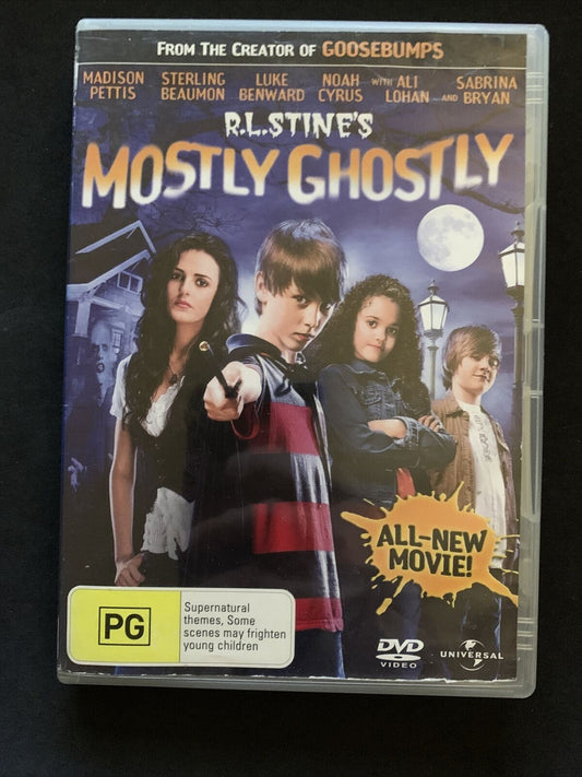 RL Stines Mostly Ghostly (DVD, 2008) Madison Pettis, Sterling Beaumon  Region 4