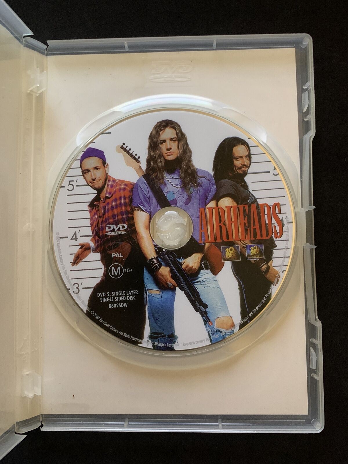 Airheads (DVD, 1994) Brendan Fraser, Steve Buscemi, Adam Sandler - Region 4