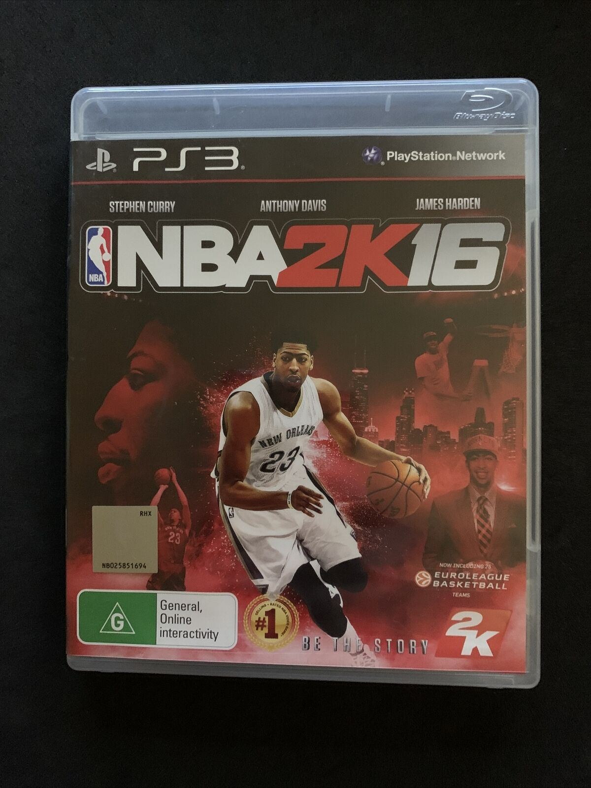 NBA 2K16 - PS3 Playstation 3 with Manual - Anthony Davis