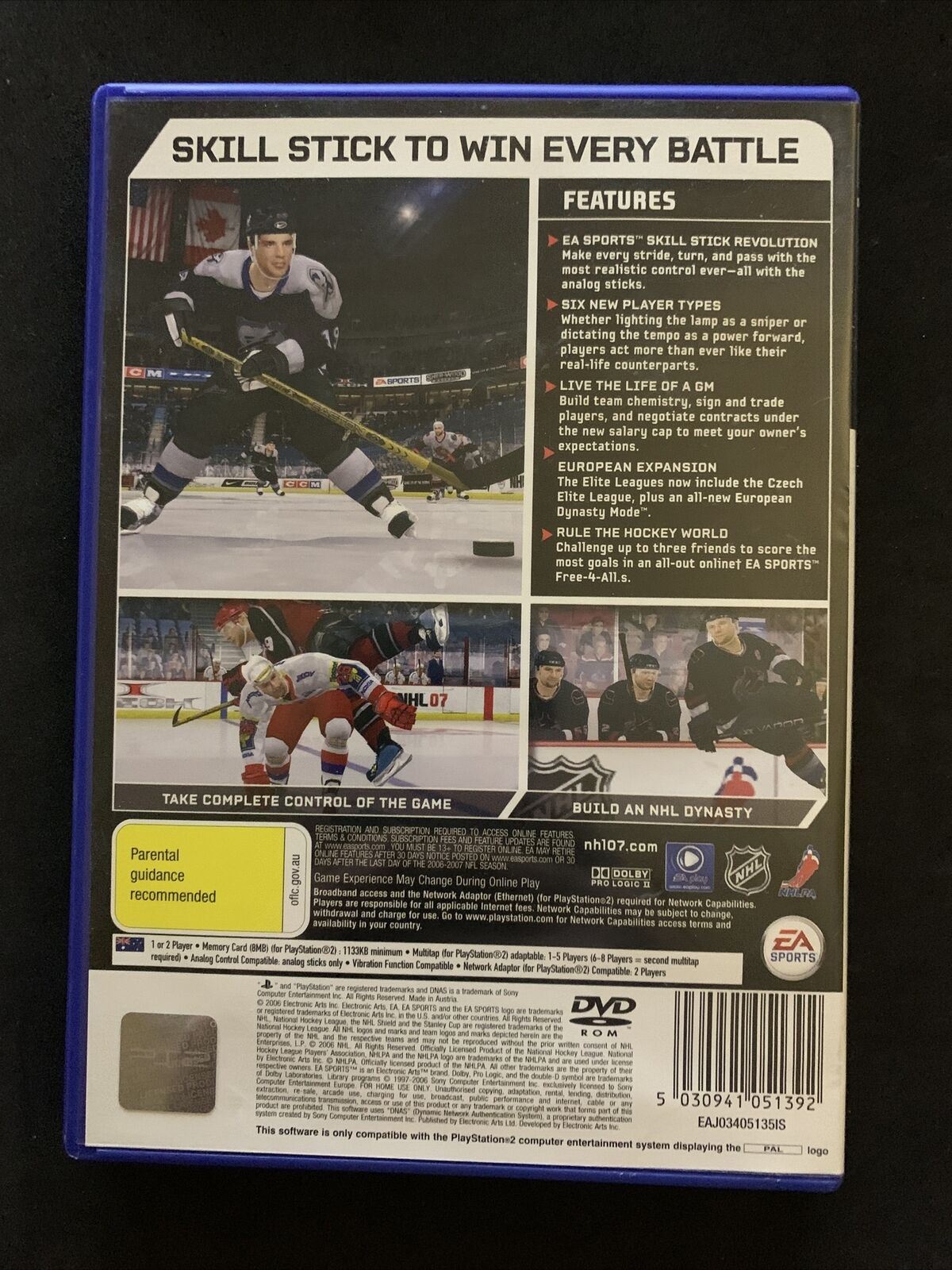 NHL 07 - PS2 PAL Game with Manual