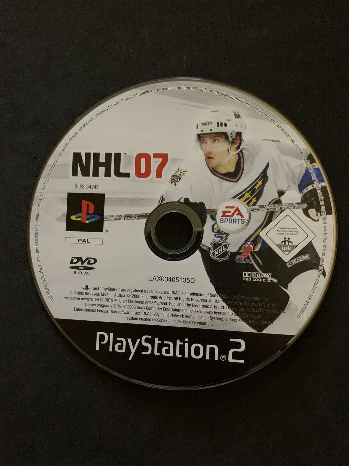 NHL 07 - PS2 PAL Game with Manual