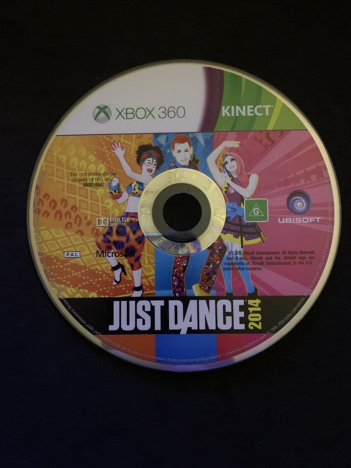 Just Dance 2014 - Microsoft Xbox 360 Kinect Dancing Music Game PAL with Manual