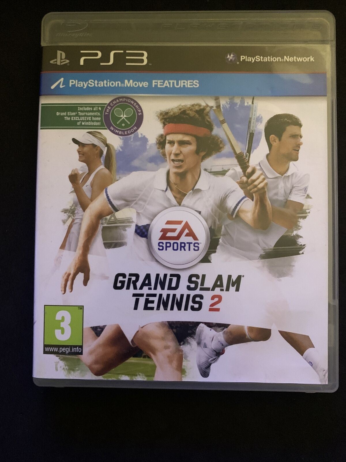 Grand Slam Tennis 2 - Move Compatible (PS3) with Manual