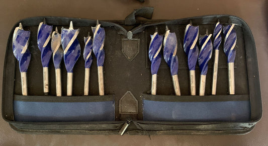 12 Irwin Speedboat Max Drill Bit Set - 13mm, 16mm, 20mm, 22mm, 25mm, 28mm