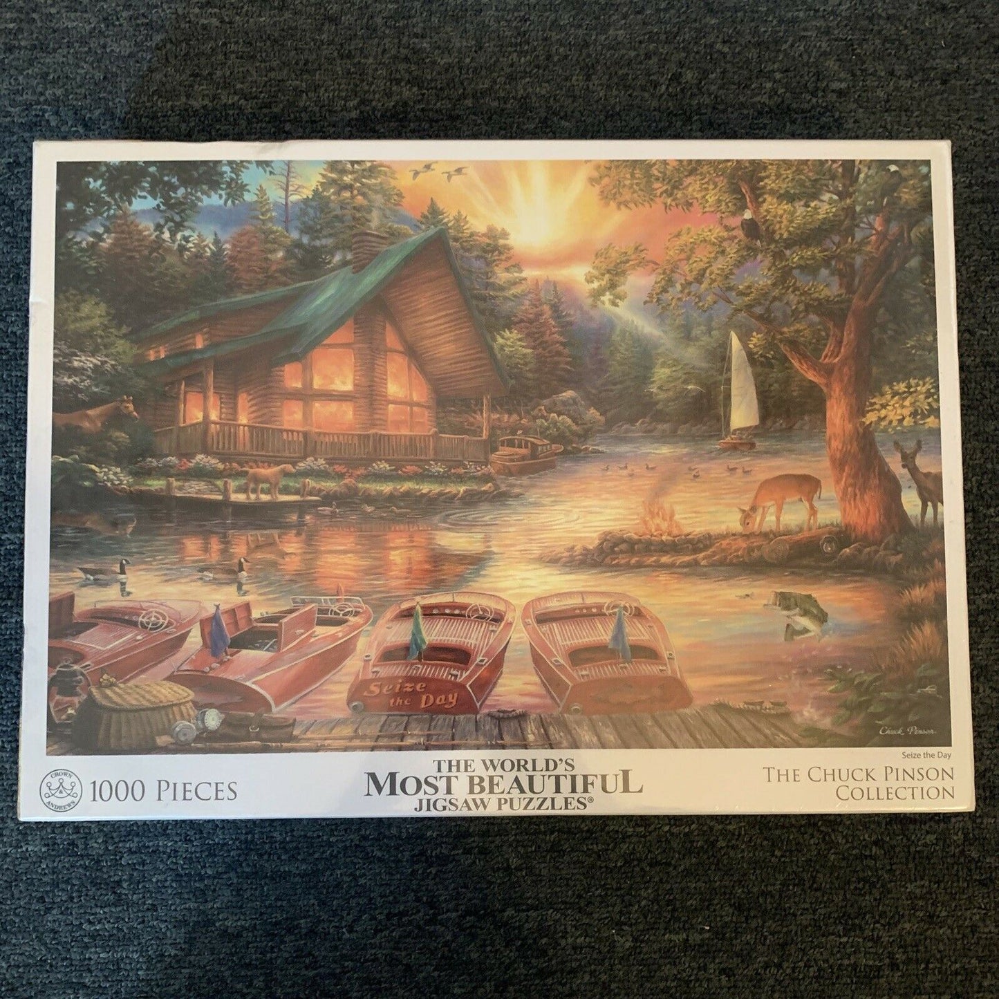 The Chuck Pinson Collection 1000 Piece Puzzle / Jigsaw No 400056 "Seize The Day"