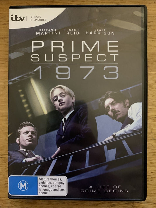 Prime Suspect 1973 (DVD, 2016, 2-Disc Set) Stefanie Martini, Sam Reid. Region 4