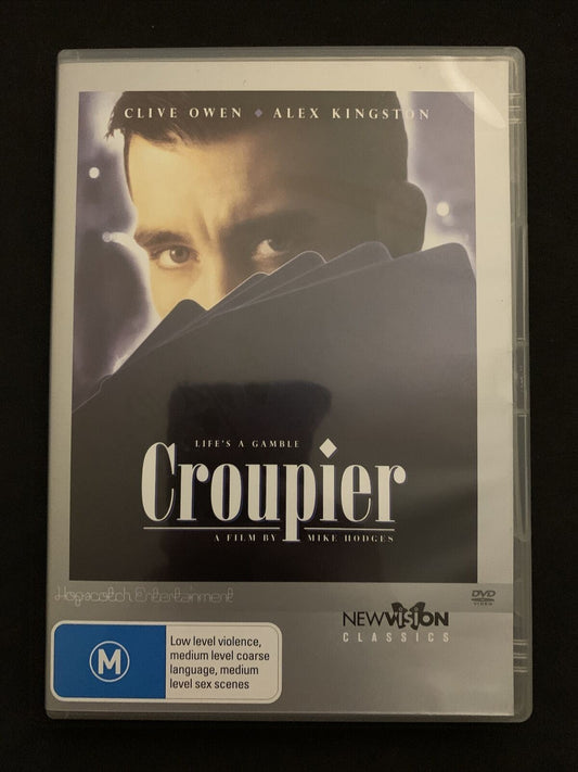 Croupier (DVD, 1998) Clive Owen, Kate Hardie. Region 4