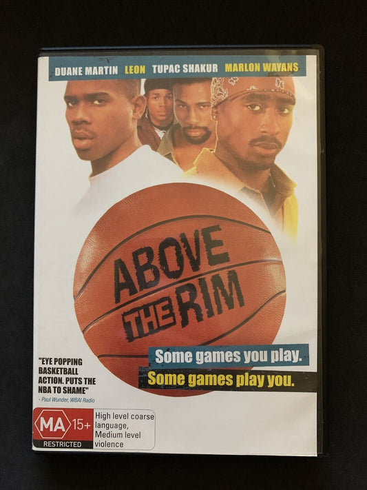 Above the Rim (DVD, 1994) Duane Martin, Tupac Shakur, Leon - Region 4