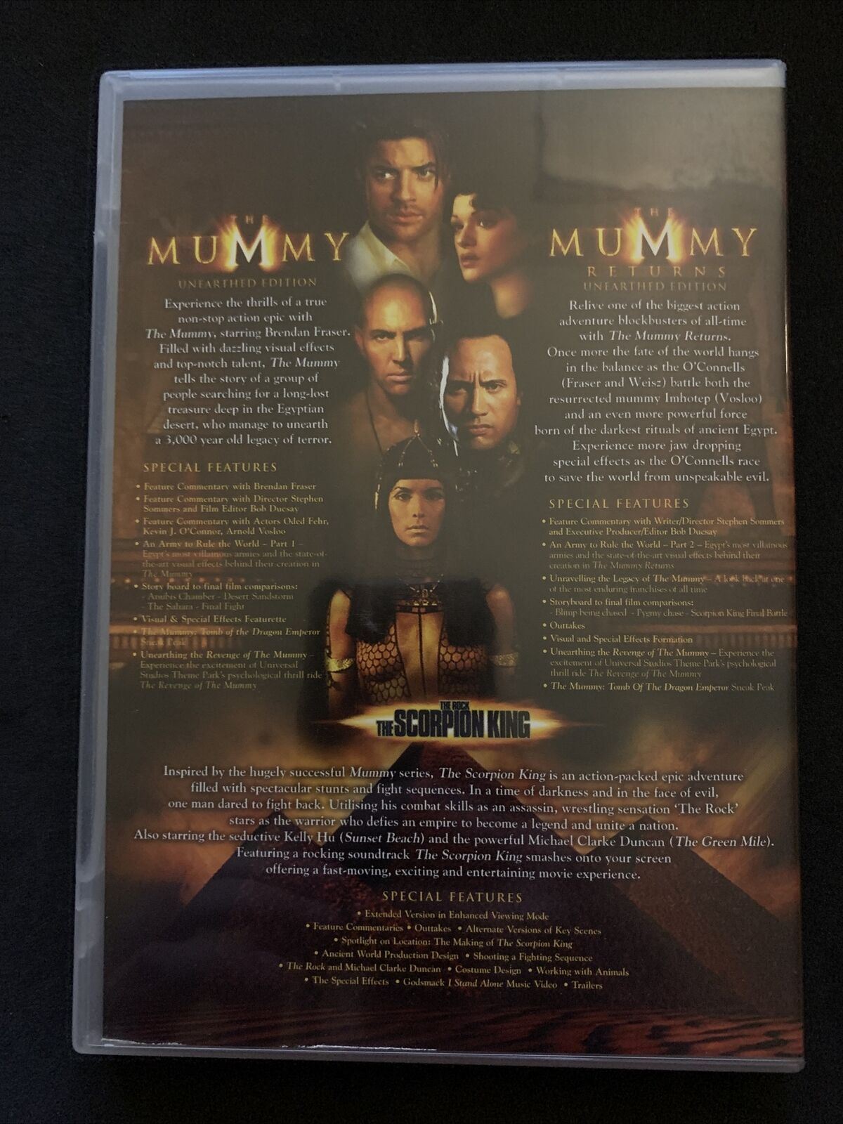 The Mummy Trilogy (The Mummy / Mummy Returns / The Scorpion King) DVD R4