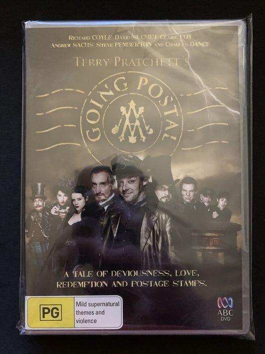 *New Sealed* Terry Pratchett - Going Postal (DVD, 2011) Richard Coyle Region 4