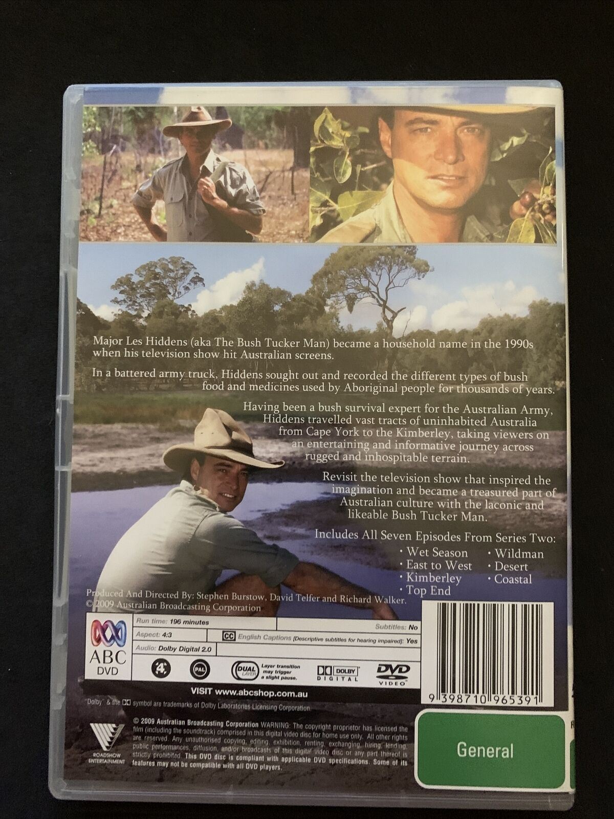 Bush Tucker Man - Series 2 (DVD, 1990) Les Hiddins Region 4