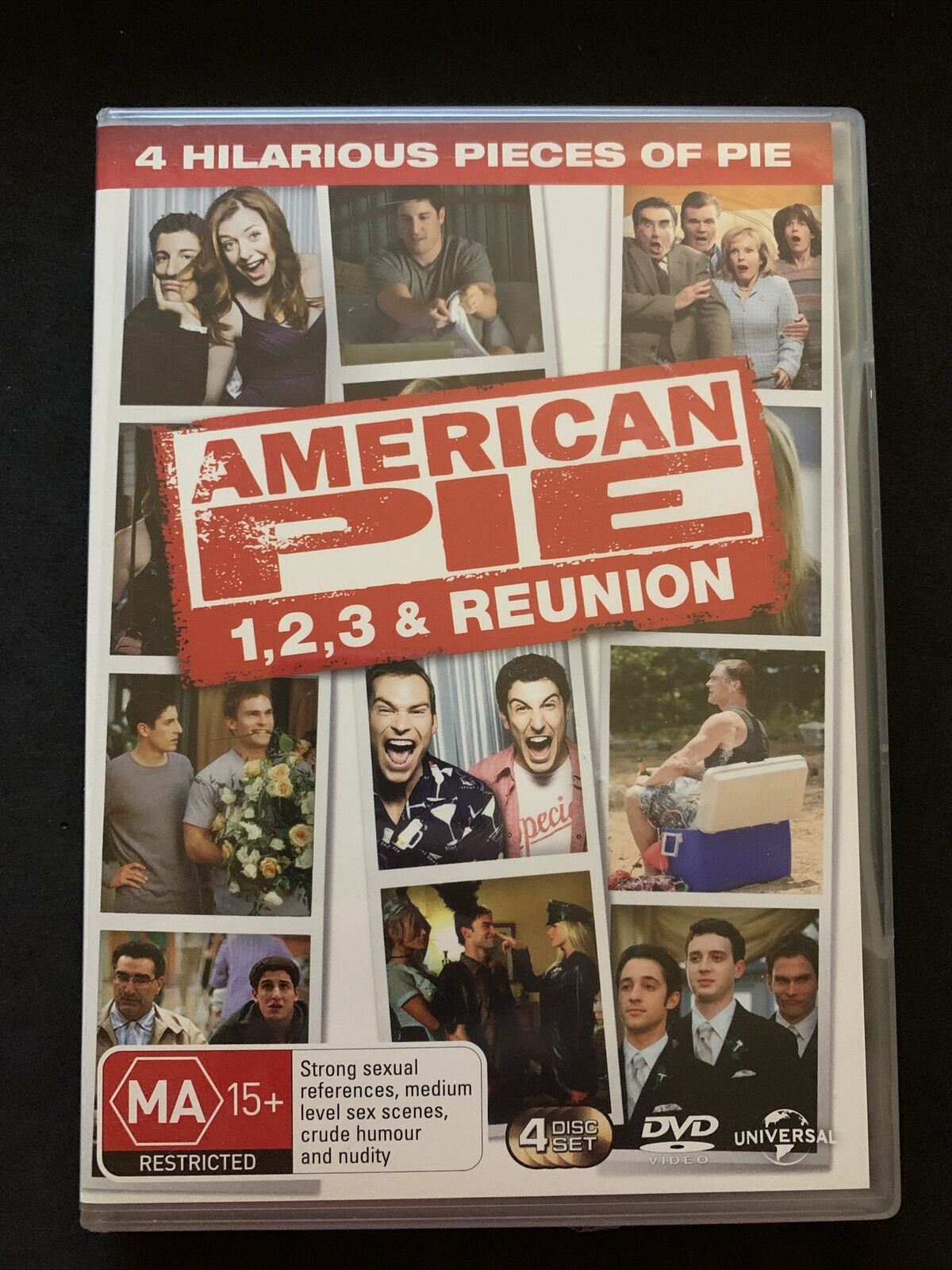 American Pie Quadrilogy - American Pie 1,2, 3, Reunion (DVD) Region 4