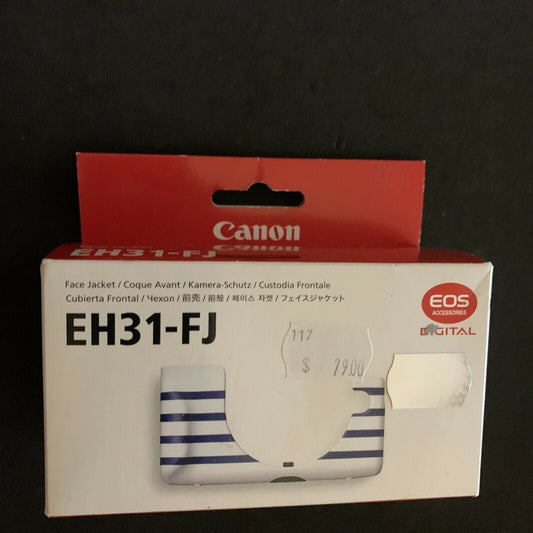 Canon Face Jacket EH-FJ Border Blue for EOS M100/M200 Camera Body Jacket