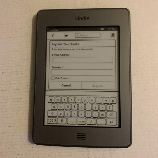 Amazon Kindle Touch, Wi-Fi, 6" E Ink Display Model D01200 4th Gen 4GB