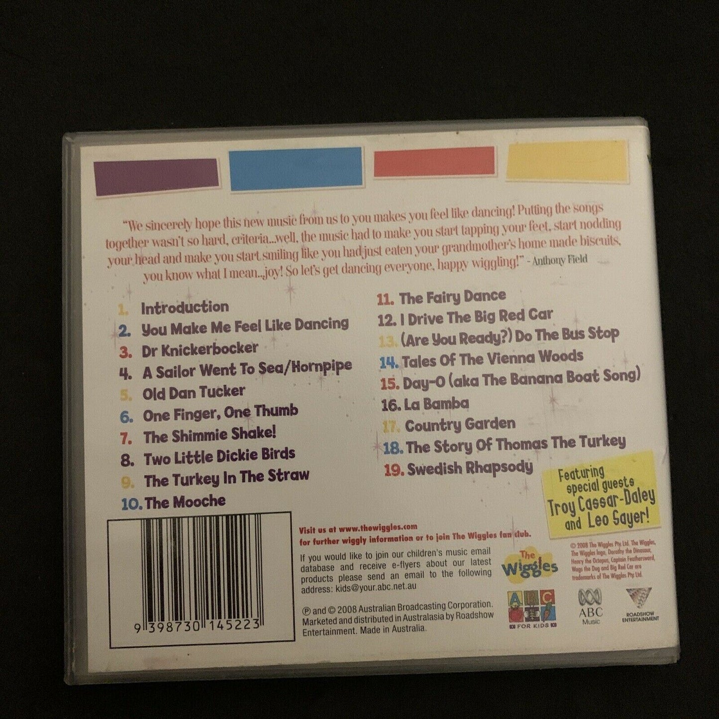 THE WIGGLES - You Make Me Feel Like Dancing CD - ABC For Kids