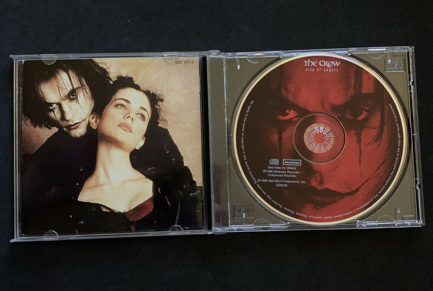 The Crow: City Of Angels - 1996 CD Original Motion Picture Soundtrack