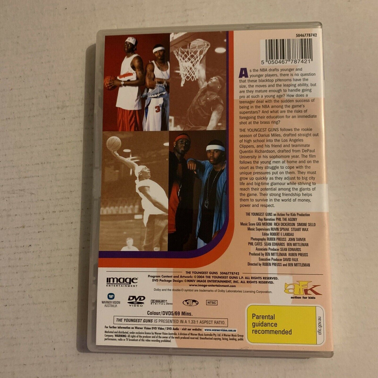 The Youngest Guns (DVD, 2004) Darius Miles, Quentin Richardson.  Region Free