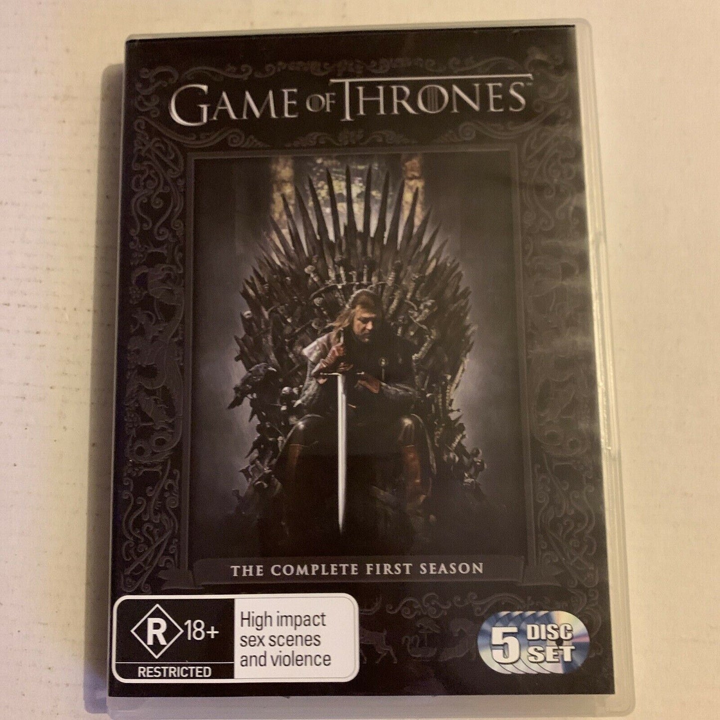 Game Of Thrones : Season 1 (DVD, 2012, 5-Disc Set)  Region 4,2