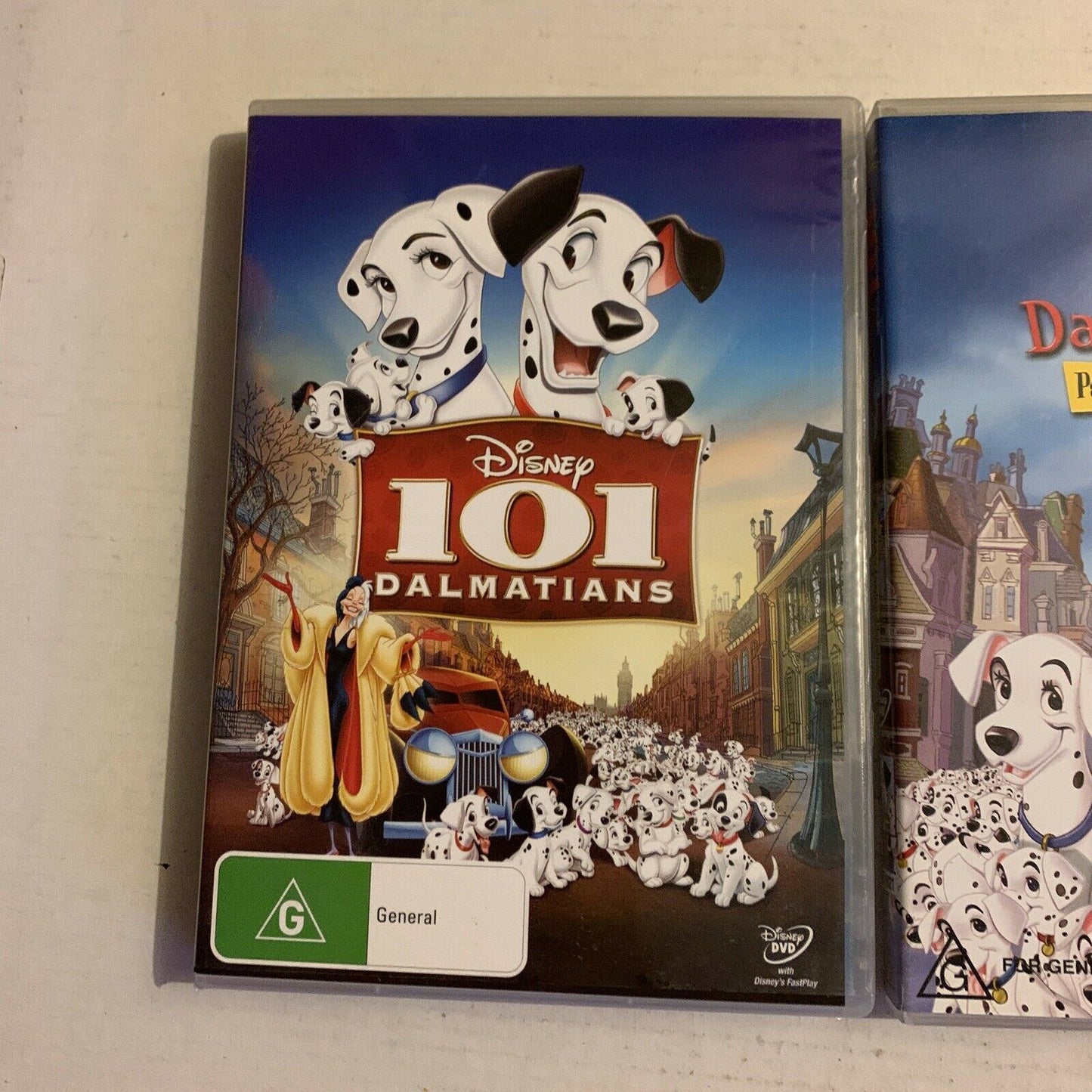 101 Dalmatians & 101 Dalmatians II 2 (DVD) 2x Disney Movie. Region 4