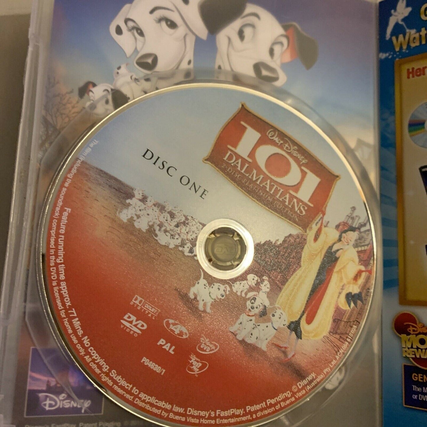 101 Dalmatians & 101 Dalmatians II 2 (DVD) 2x Disney Movie. Region 4