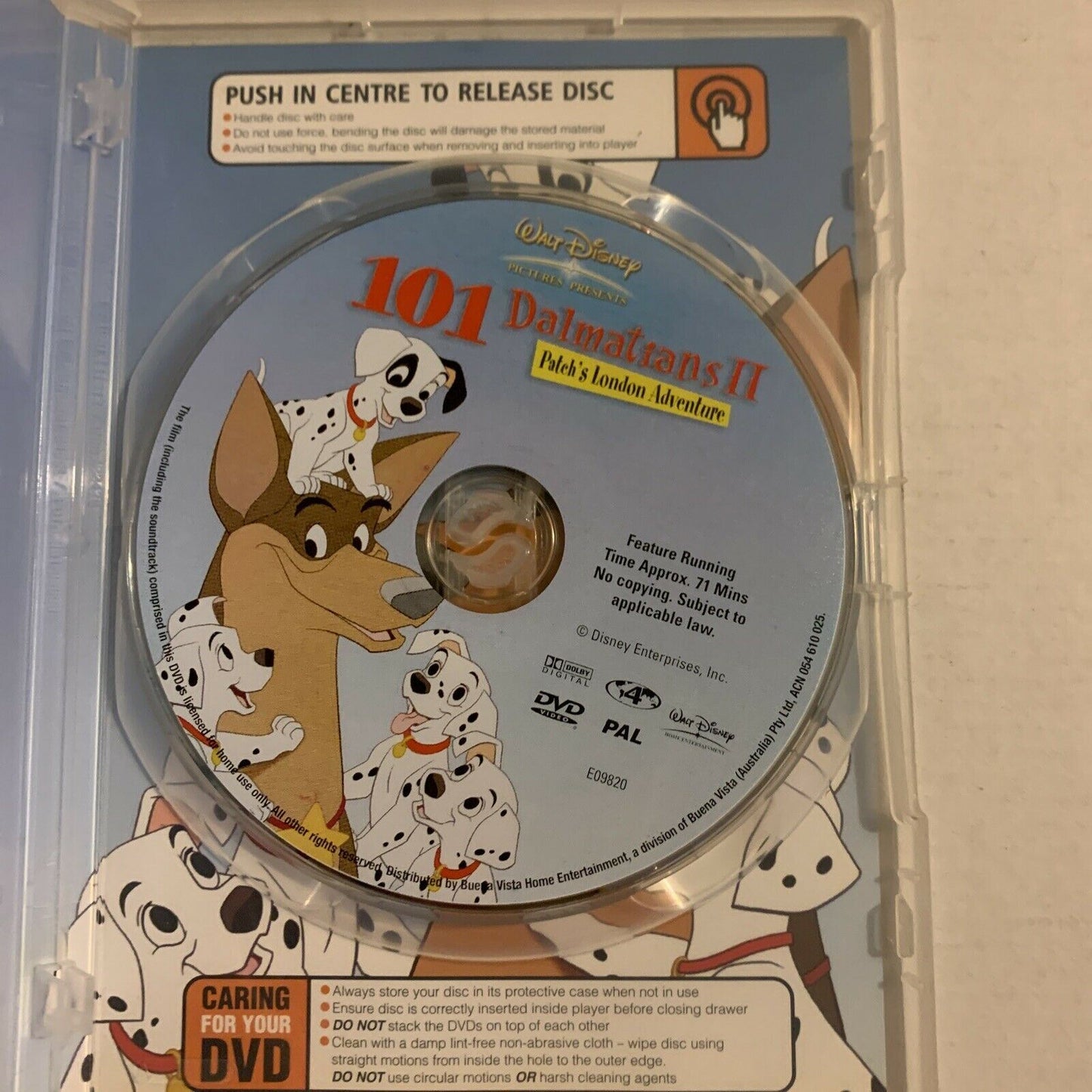 101 Dalmatians & 101 Dalmatians II 2 (DVD) 2x Disney Movie. Region 4