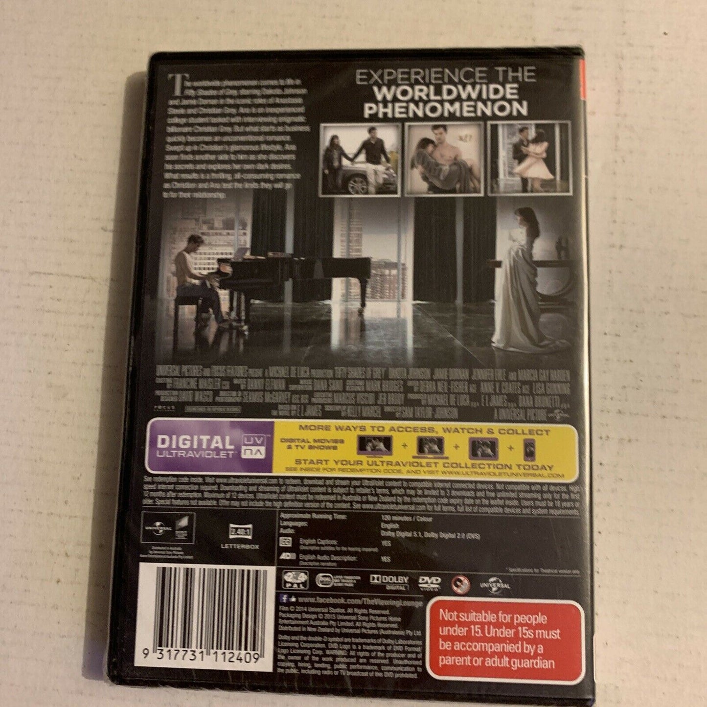 *New Sealed* Fifty Shades Of Grey - Unseen Edition (DVD, 2019) Region 4,2